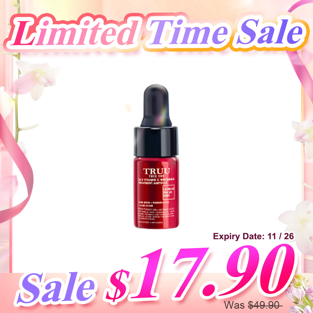 TRUU 24.5 Vitamin C Whitening Treatment Ampoule -3ml Travel Size (Expiry on 11/26)