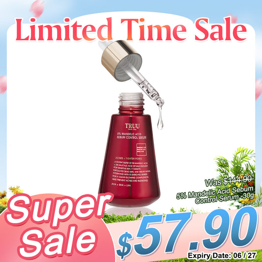 TRUU 5% Mandelic Acid Sebum Control Serum (Expiry on 06/27)