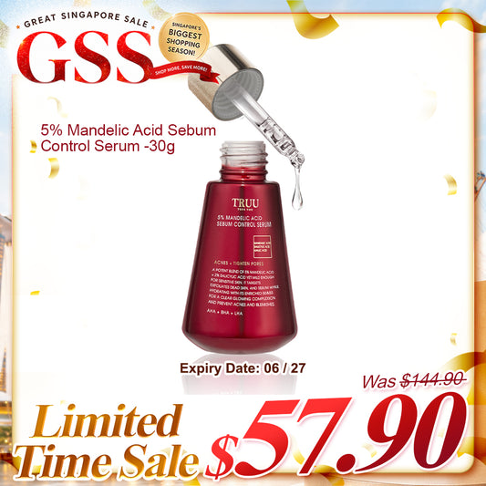 TRUU 5% Mandelic Acid Sebum Control Serum (Expiry on 06/27)
