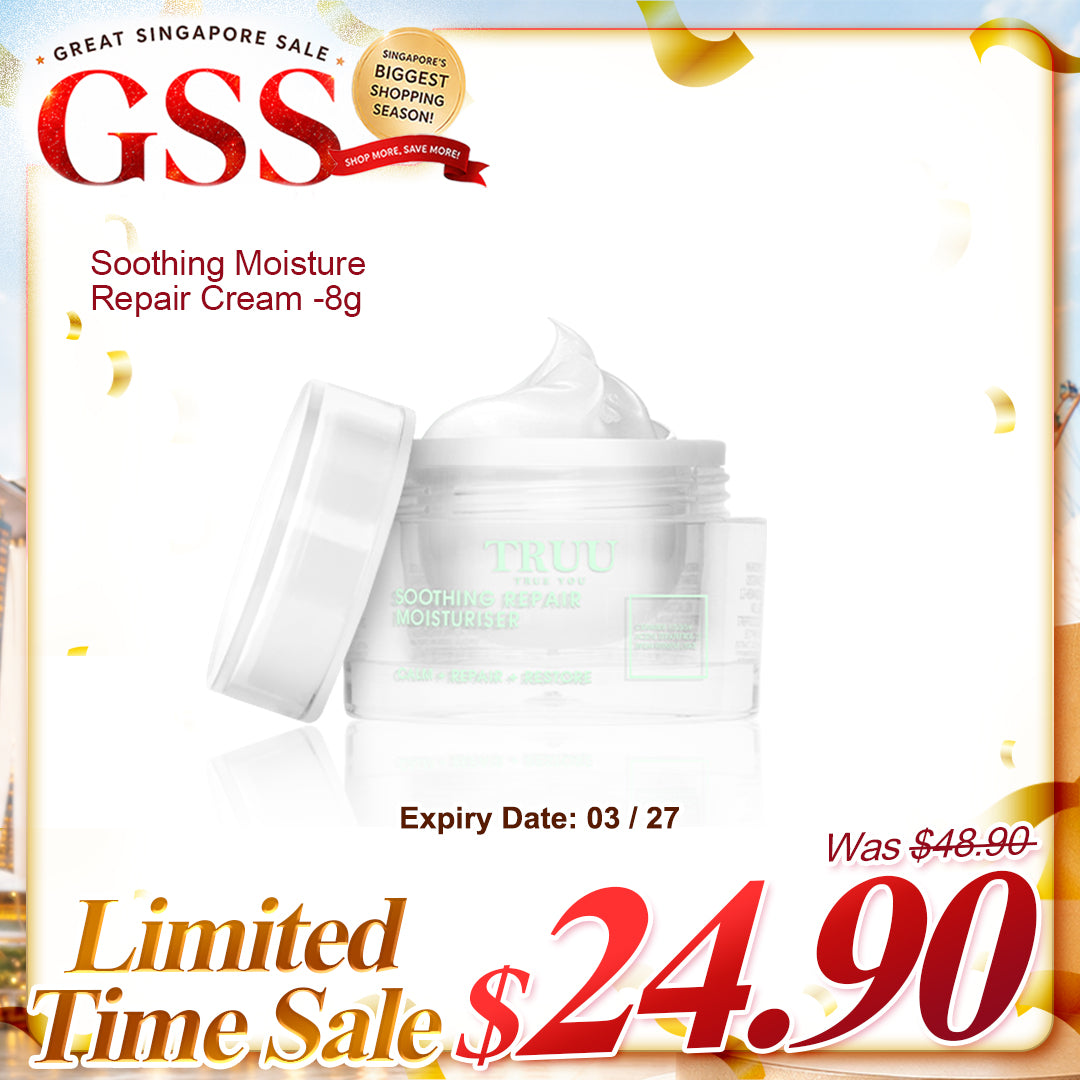 TRUU Soothing Moisture Repair Cream-8G Travel Size (Expiry on 03/27)