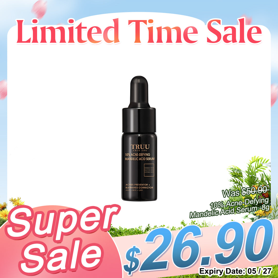 TRUU 10% Acne-Defying Mandelic Acid Serum-8G Travel Size (Expiry on 05/27)