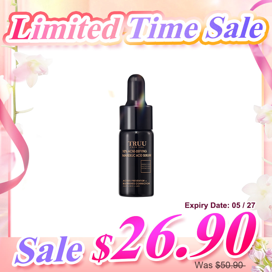 TRUU 10% Acne-Defying Mandelic Acid Serum-8G Travel Size (Expiry on 05/27)