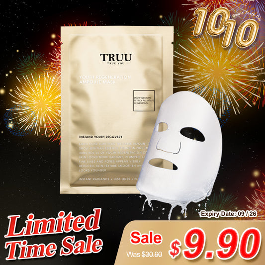 TRUU Snow Gentian Youth Regeneration Ampoule Mask (Expiry on 09/26)