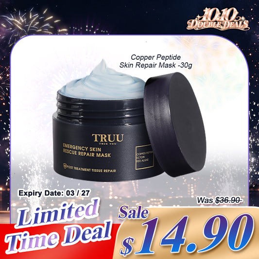 TRUU Copper Peptide Skin Repair Mask - 30g Travel size (Expiry on 03/27)