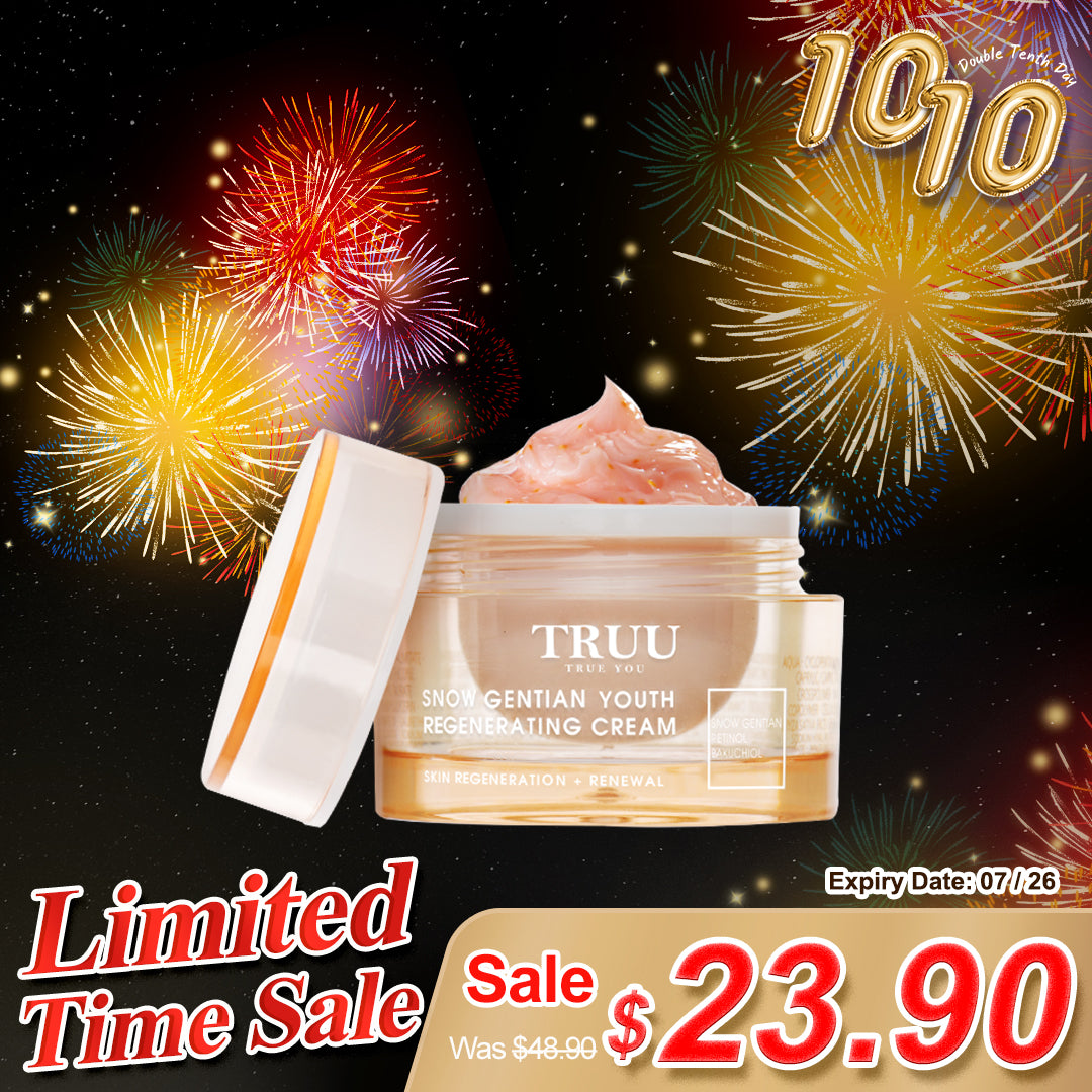 TRUU Snow Gentian Youth Regenerating Cream -10g Travel Size (Expiry on 07/26)