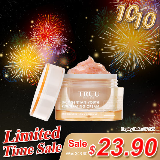 TRUU Snow Gentian Youth Regenerating Cream -10g Travel Size (Expiry on 07/26)
