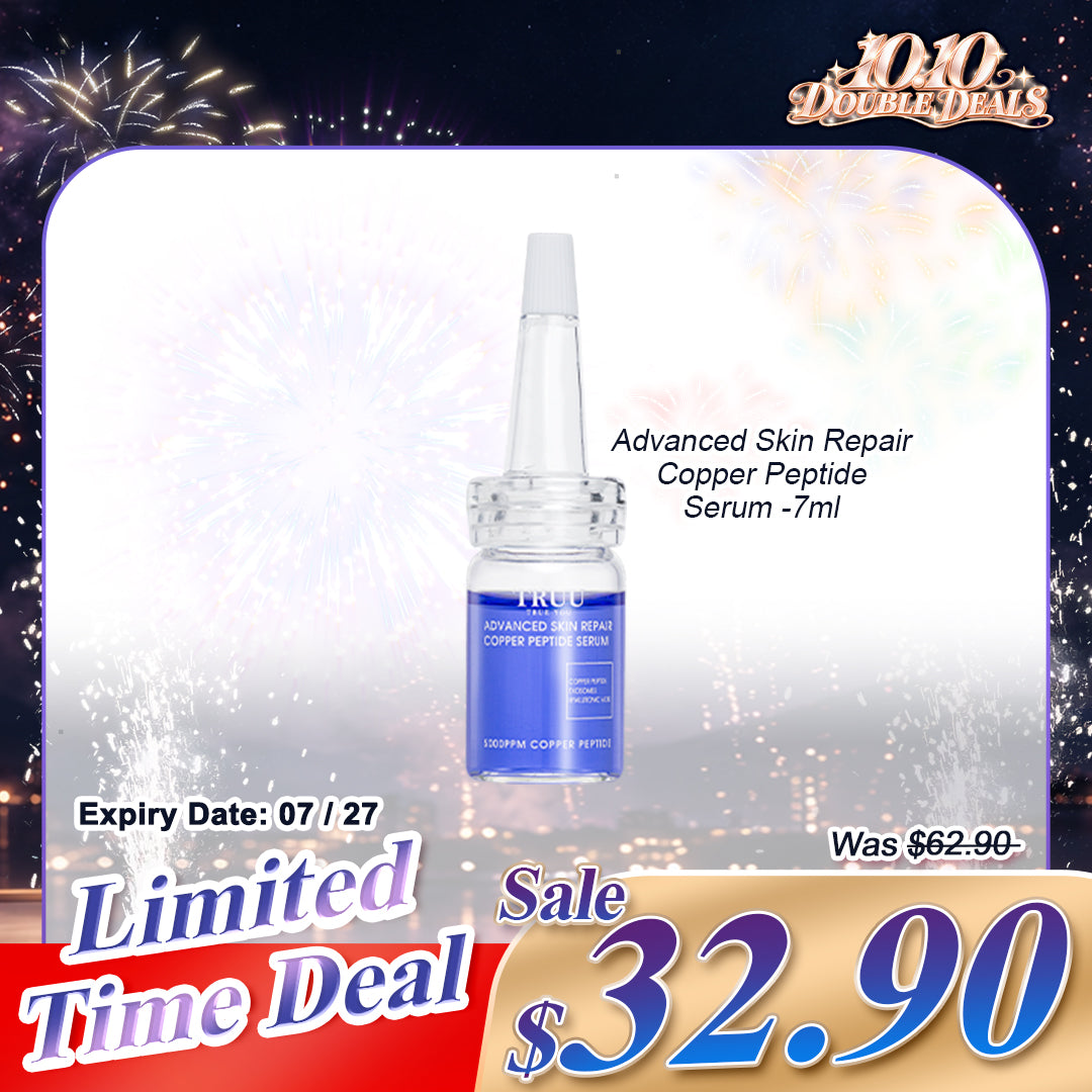 TRUU Advanced Skin Repair Copper Peptide Serum -7ml Travel Size (Expiry on 07/27)