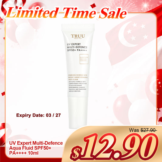 TRUU UV Expert Multi-Defence Aqua Fluid SPF50+ PA++++ 10ml Saiz Perjalanan
