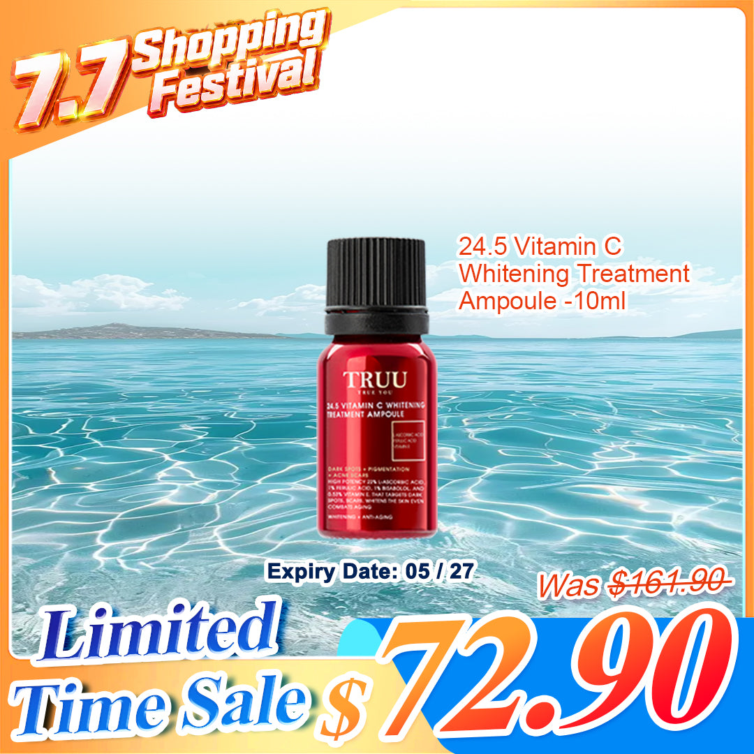 TRUU 24.5 Vitamin C Whitening Treatment Ampoule -10ml (Expiry on 05/27)