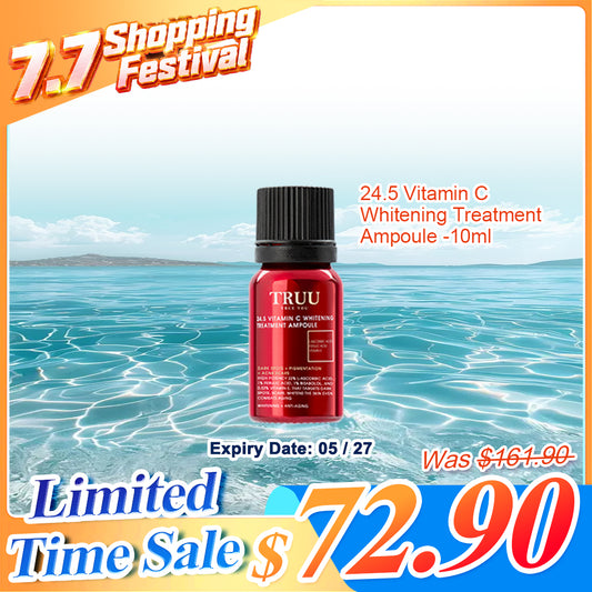 TRUU 24.5 Vitamin C Whitening Treatment Ampoule -10ml (Expiry on 05/27)