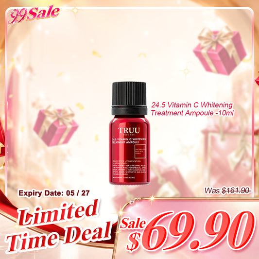 TRUU 24.5 Vitamin C Whitening Treatment Ampoule -10ml (Expiry on 05/27)
