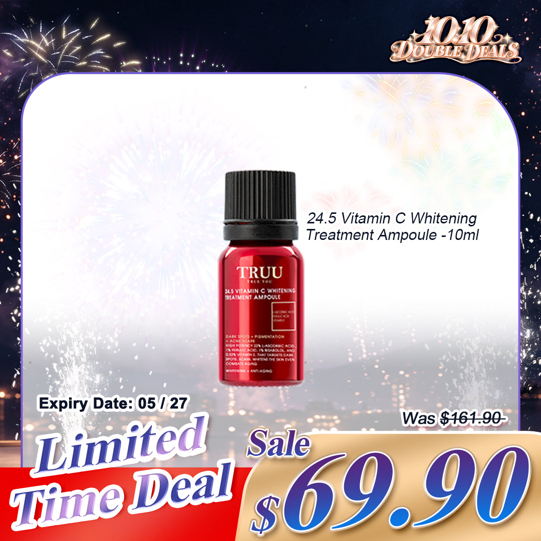 TRUU 24.5 Vitamin C Whitening Treatment Ampoule -10ml (Expiry on 05/27)