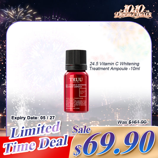 TRUU 24.5 Vitamin C Whitening Treatment Ampoule -10ml (Expiry on 05/27)