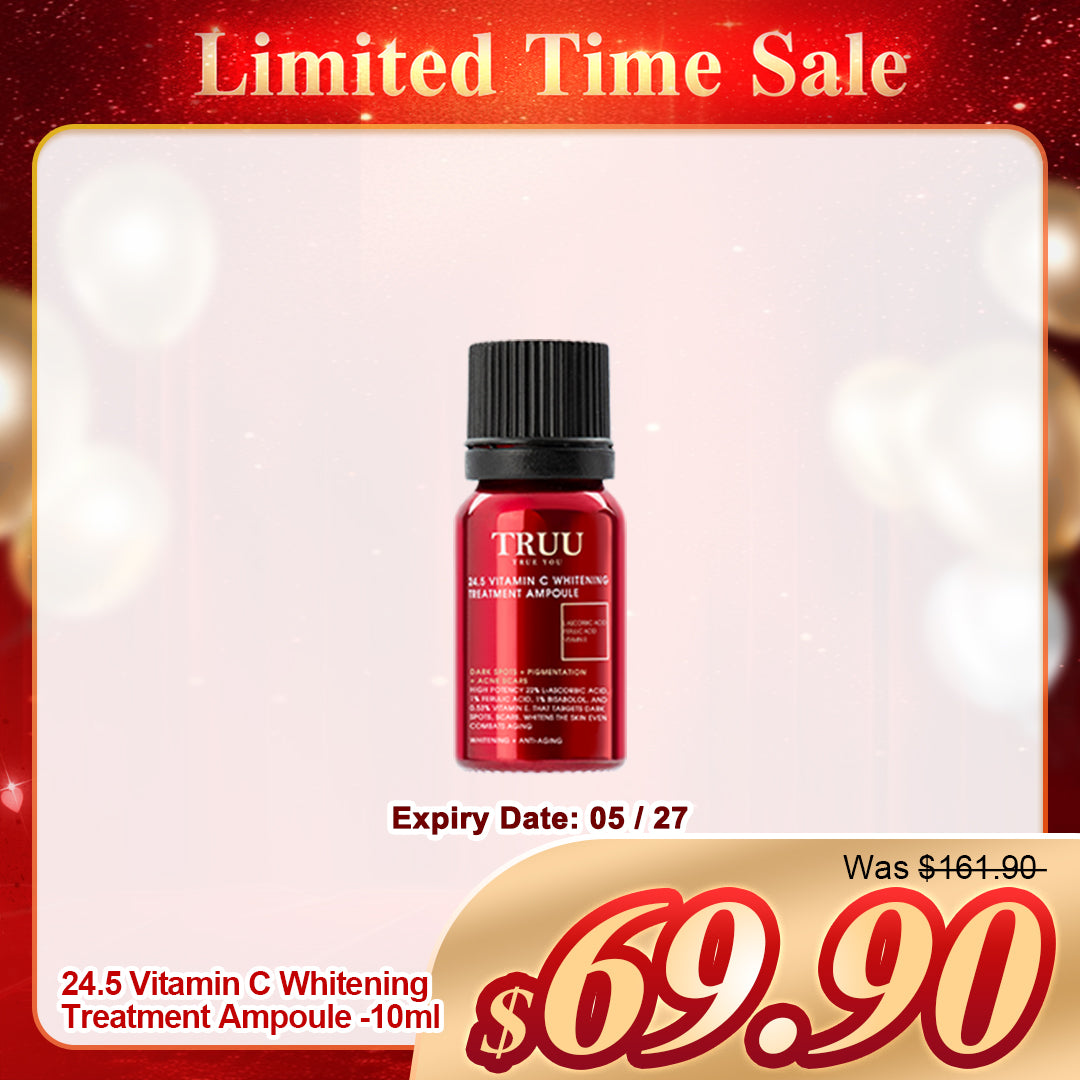 TRUU 24.5 Vitamin C Whitening Treatment Ampoule -10ml (Expiry on 05/27)