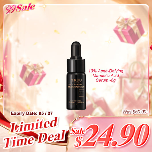 TRUU 10% Acne-Defying Mandelic Acid Serum-8G Travel Size (Expiry on 05/27)