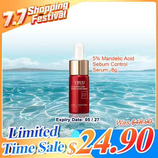 TRUU 5% Mandelic Acid Sebum Control Serum -8G Travel Size (Expiry on 05/27)