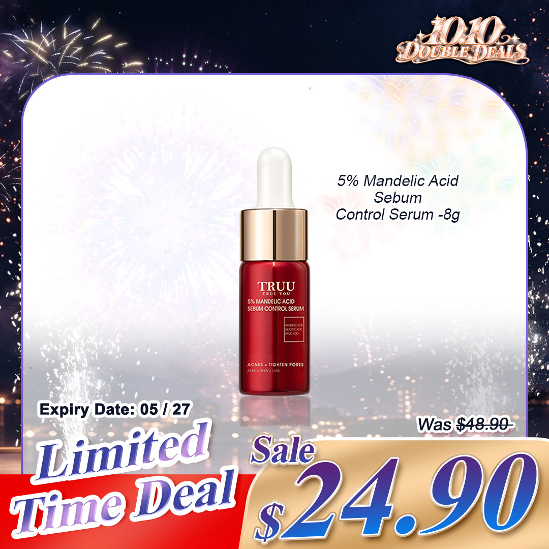 TRUU 5% Mandelic Acid Sebum Control Serum -8G Travel Size (Expiry on 05/27)