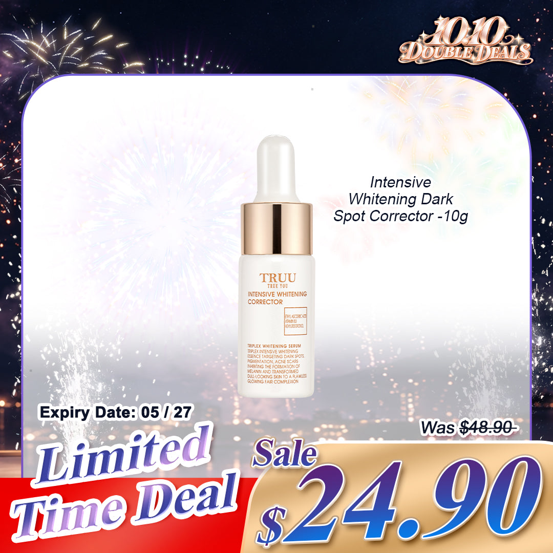 TRUU Intensive Whitening Dark Spot Corrector -10ml Travel Size (Expiry on 05/27)