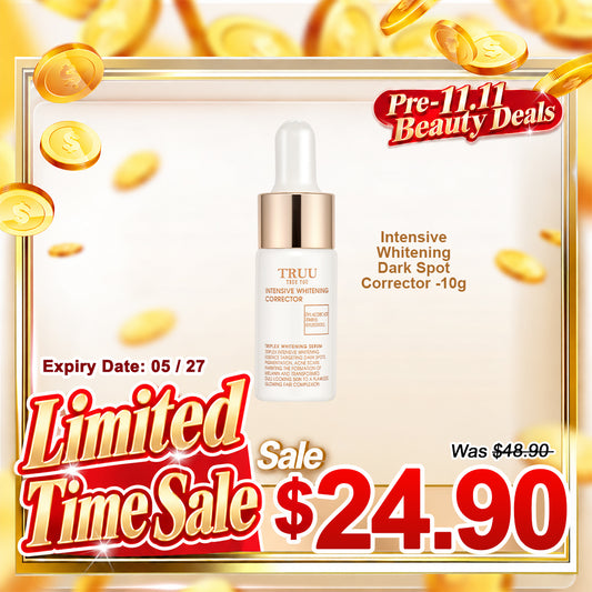 TRUU Intensive Whitening Dark Spot Corrector -10ml Travel Size (Expiry on 05/27)
