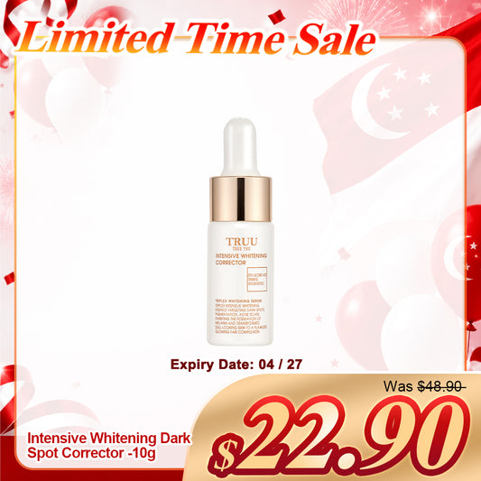 TRUU Intensive Whitening Dark Spot Corrector -10ml Travel Size (Expiry on 04/27)