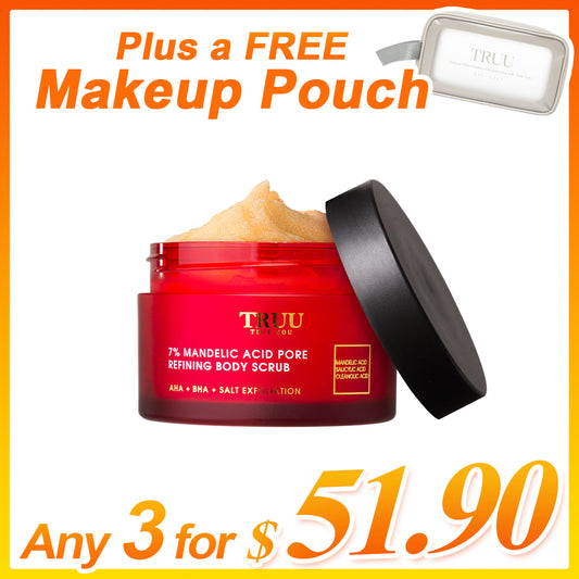 TRUU 7% Mandelic Acid Pore Refining Body Scrub -70g | Any 3 for $51.90