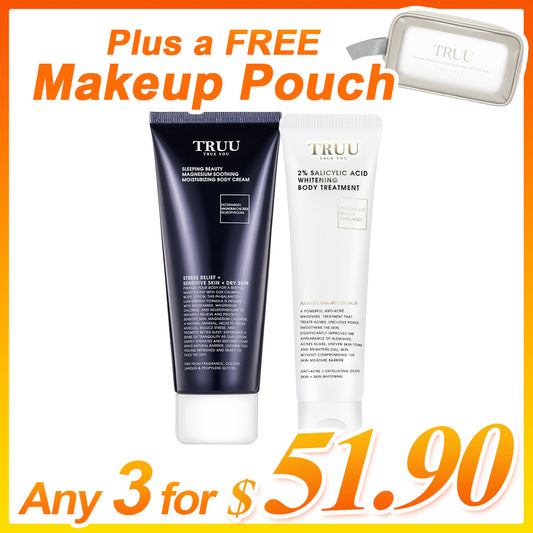 TRUU (2% Salicylic Acid Body Treatment / Sleeping Beauty Magnesium Body Cream)  -Travel Size Pick One | Any 3 for $51.90
