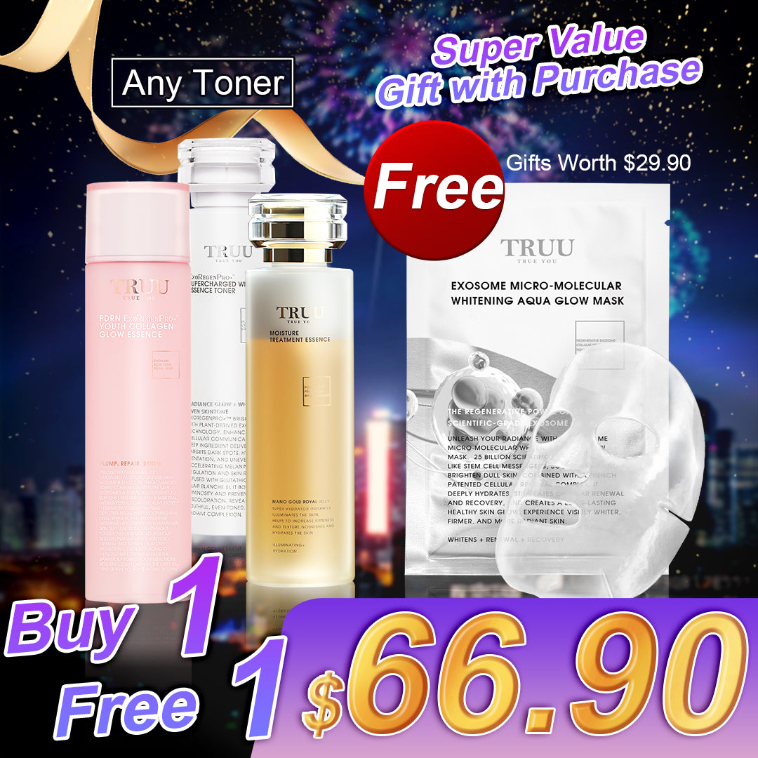 TRUU Toner Pick one【Free】Exosome Mask x1