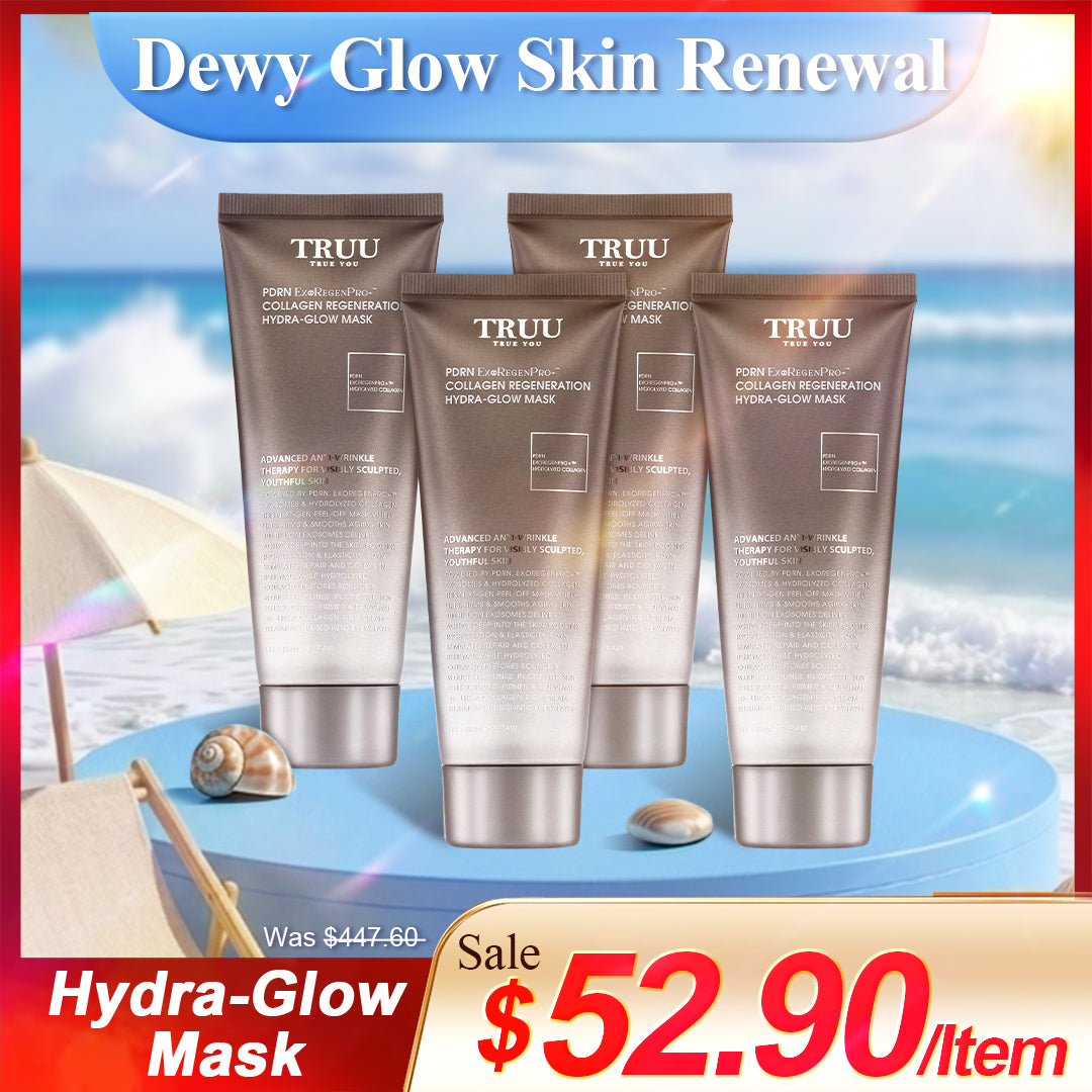 TRUU PDRN ExoRegenPro+ Topeng Hydra-Glow Penjanaan Semula Kolagen