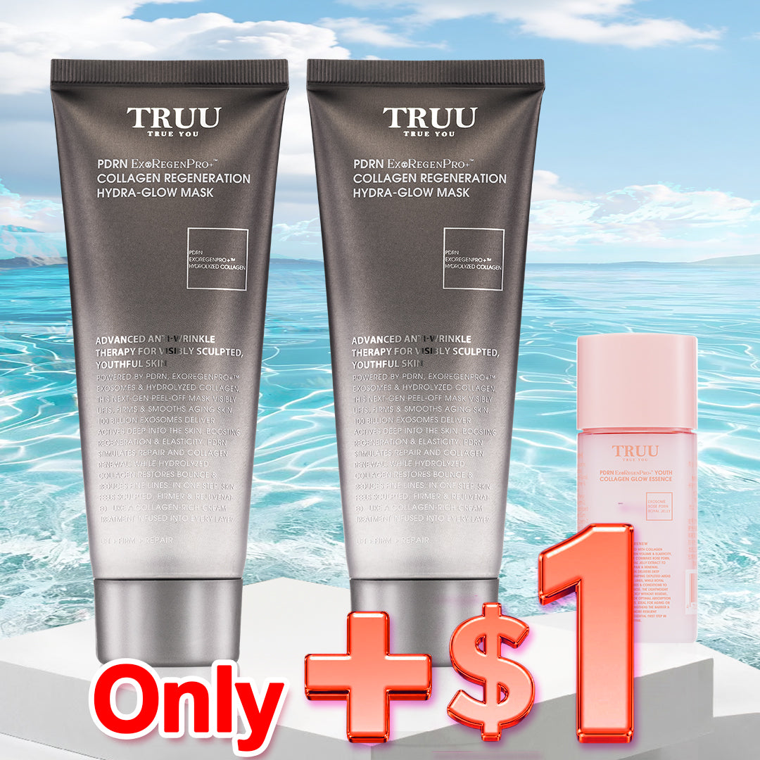 TRUU PDRN ExoRegenPro+ Topeng Hydra-Glow Penjanaan Semula Kolagen