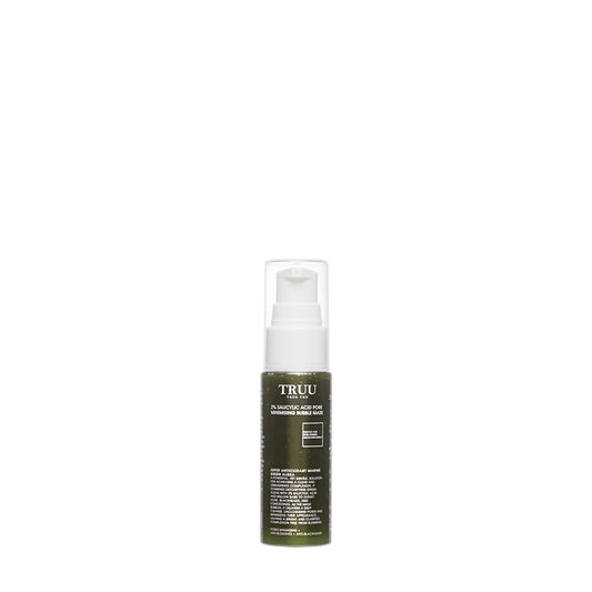 TRUU 2% Salicylic Acid Pori Minimizing Bubble Mask-30ML Saiz Perjalanan
