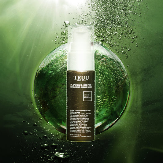 TRUU 2% Salicylic Acid Pori Minimizing Bubble Mask-30ML Saiz Perjalanan