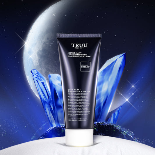 TRUU Sleeping Beauty Magnesium Soothing Moisturizing Body Cream - 100ml Travel Size