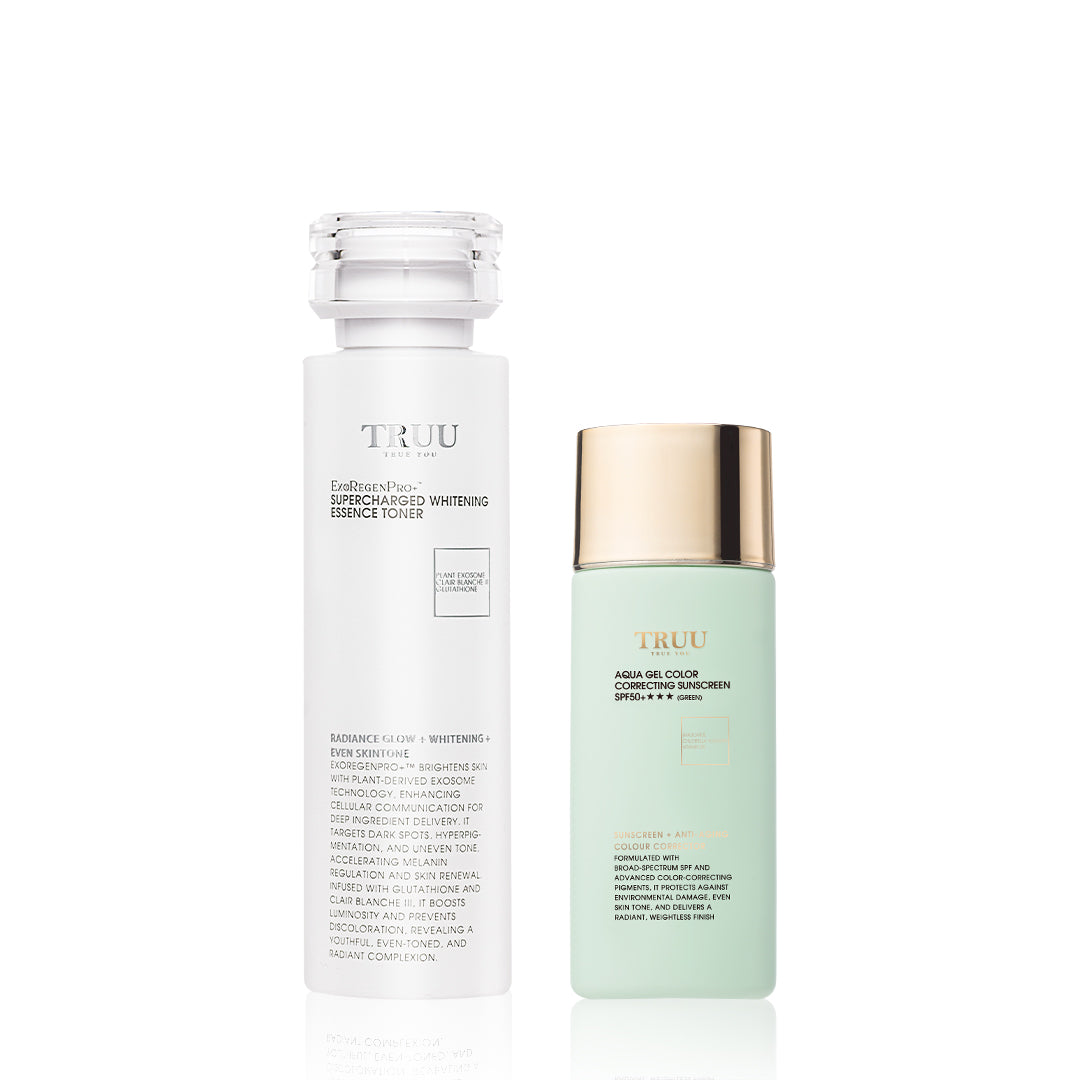 TRUU Any 2 Sunscreen (UV Fluid SPF50+ PA++++ / B5 Sensitive Skin Sunscreen SPF50★★★★★ / Color Correcting Sunscreen SPF50+★★★ Pink atau Ungu atau Green / Day Cream SPF35★★）
