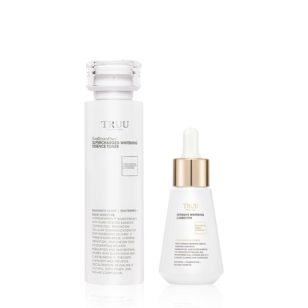 TRUU ExoRegenPro+™ Supercharged Whitening Essence Toner Bundle Set