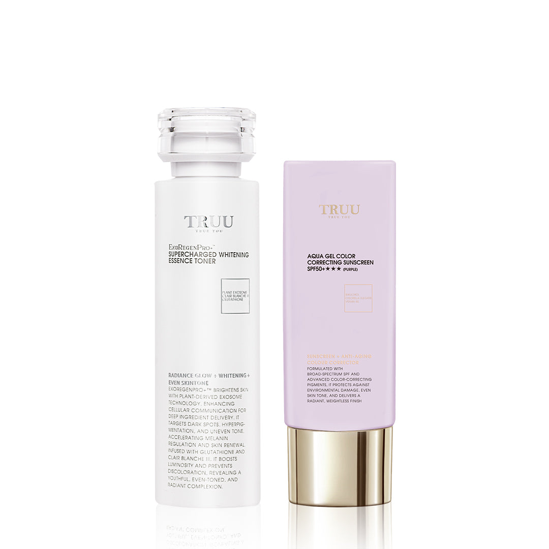TRUU Any 2 Sunscreen (UV Fluid SPF50+ PA++++ / B5 Sensitive Skin Sunscreen SPF50★★★★★ / Color Correcting Sunscreen SPF50+★★★ Pink atau Ungu atau Green / Day Cream SPF35★★）
