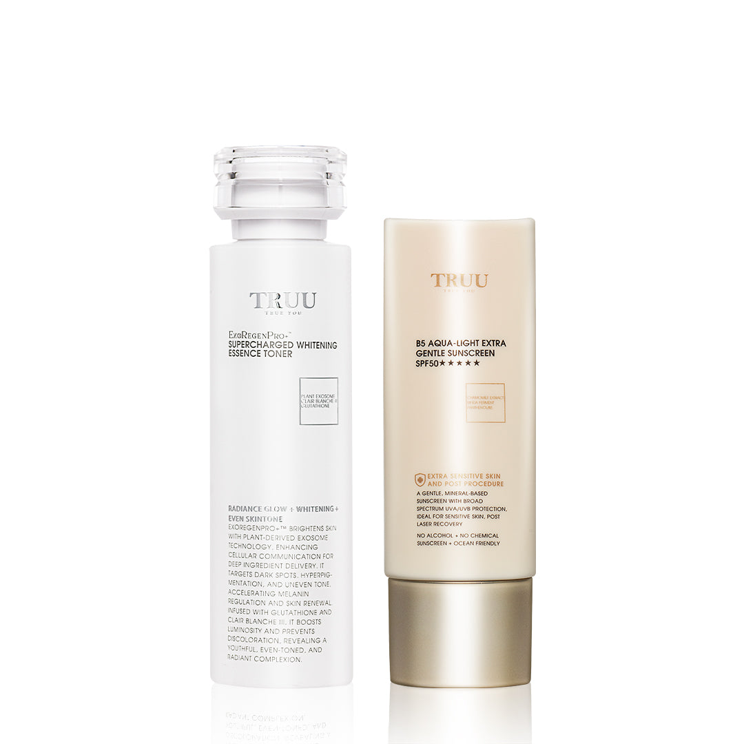 TRUU Any 2 Sunscreen (UV Fluid SPF50+ PA++++ / B5 Sensitive Skin Sunscreen SPF50★★★★★ / Color Correcting Sunscreen SPF50+★★★ Pink atau Ungu atau Green / Day Cream SPF35★★）