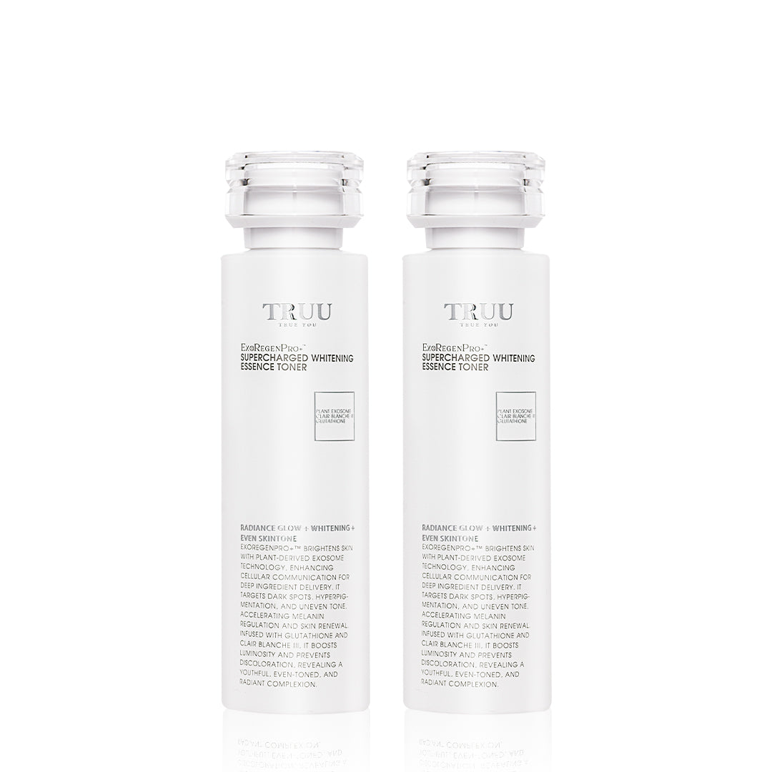 TRUU ExoRegenPro+™ Supercharged Whitening Essence Toner Bundle Set