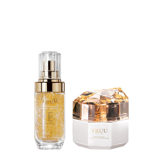 TRUU Snow Gentian Youth Regenerating Cream + Pro Perfection Repair Essence