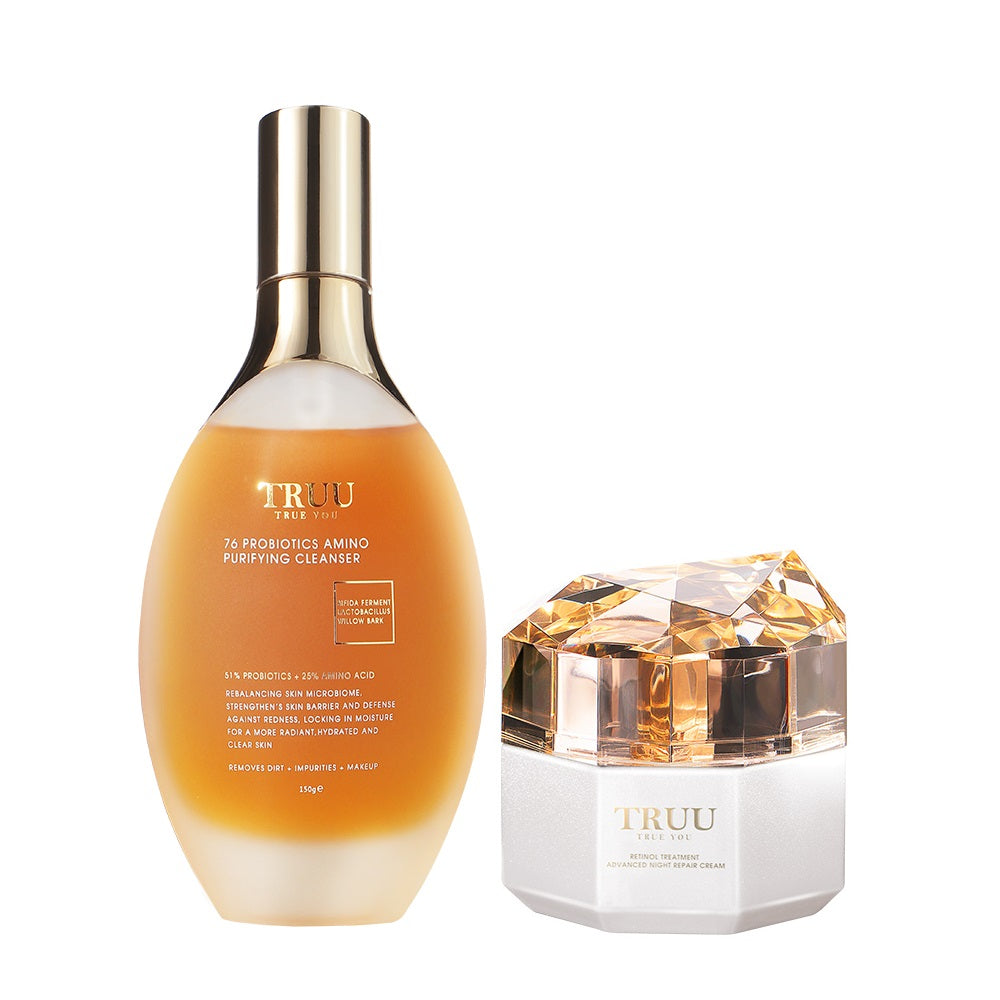 TRUU Snow Gentian Youth Regenerating Cream + 76 Cleanser