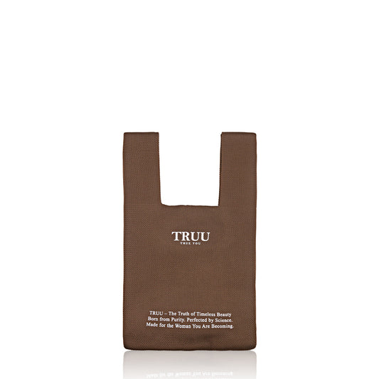 TRUU Mocha Mousse Knit Bag