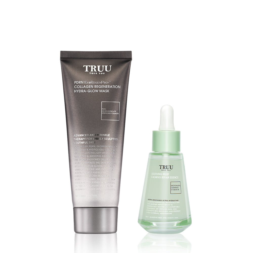 TRUU Collagen Regeneration Hydra-Glow Mask + 5 Types of Essence Pick One