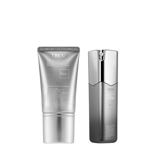 TRUU PDRN ExoRegenPro+™ Anti-Wrinkle Firming Neck Cream + PDRN ExoRegenPro+™ Retinol Age-Renewal Lifting Cream