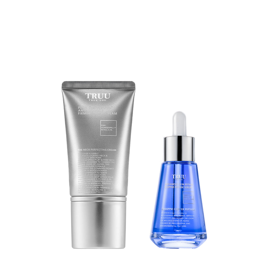 TRUU PDRN ExoRegenPro+™ Anti-Wrinkle Firming Neck Cream + 5 Types of Essence Pick One