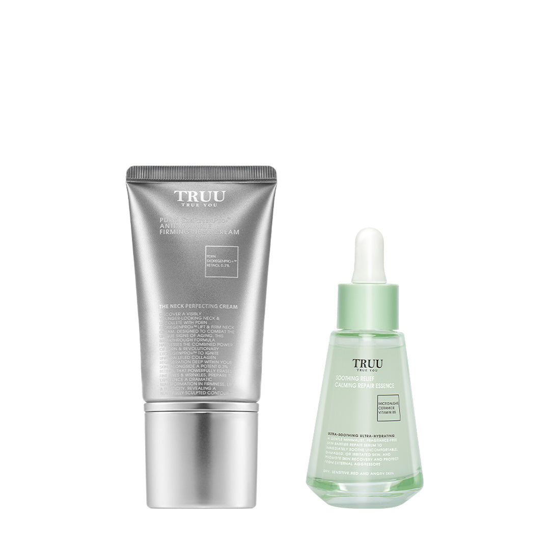 TRUU PDRN ExoRegenPro+™ Anti-Wrinkle Firming Neck Cream + 5 Types of Essence Pick One