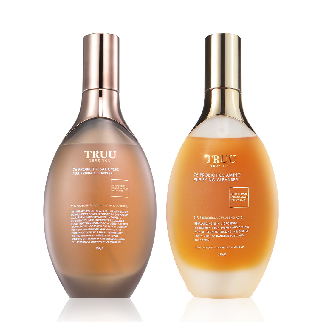 TRUU 76 Probiotics Amino Purifying Cleanser Bundle Set