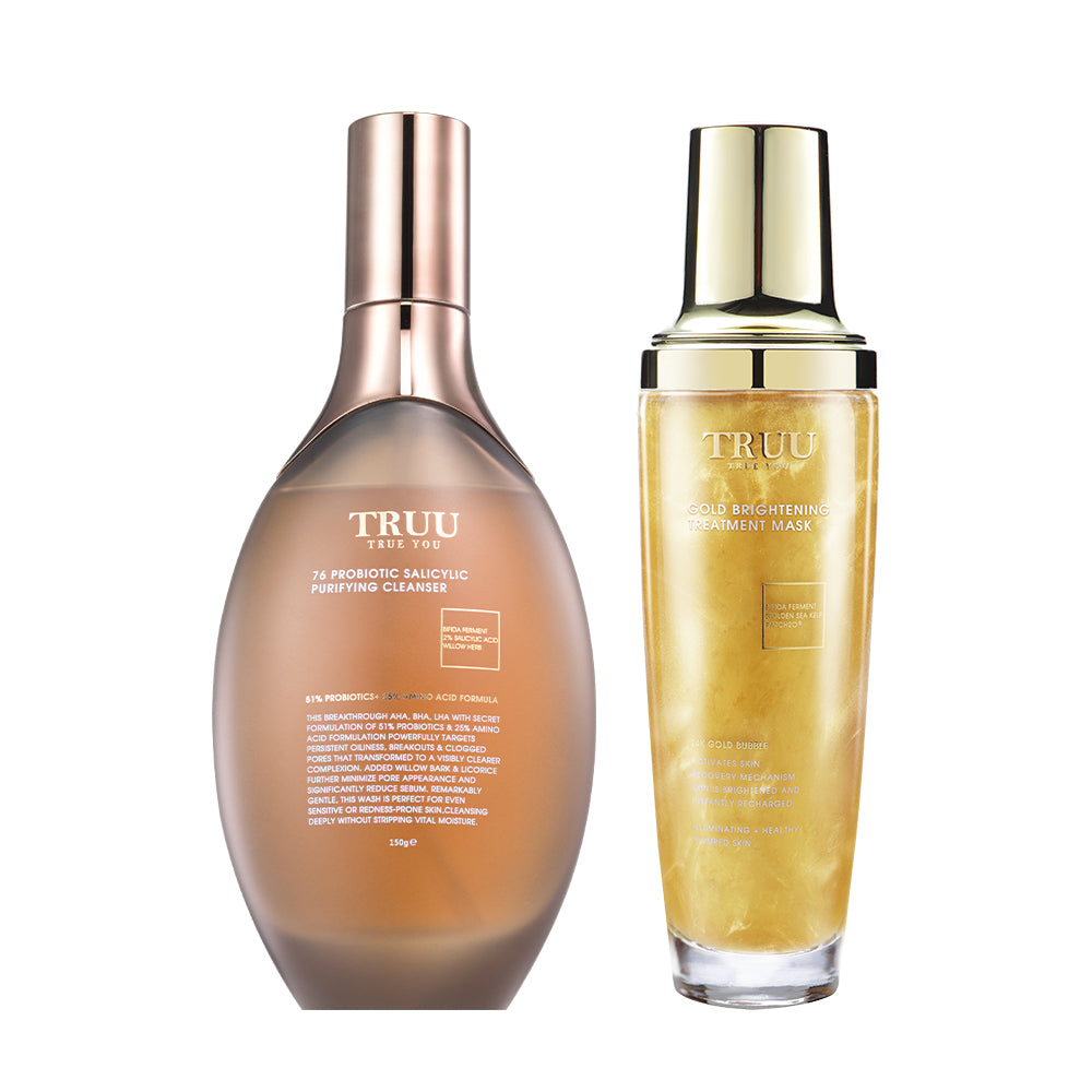 TRUU 76 Probiotic Salicylic Purifying Cleanser Bundle Set