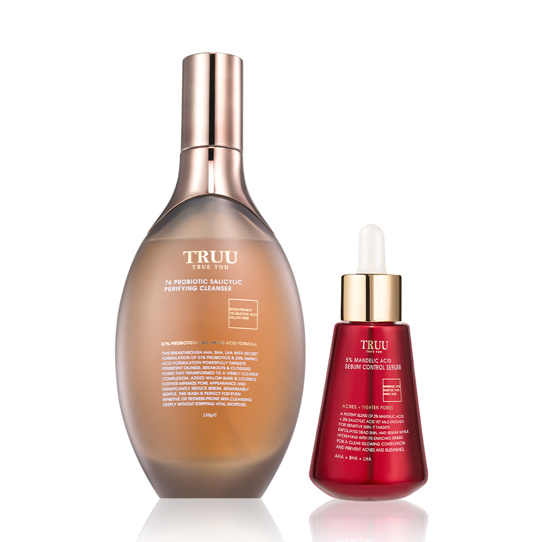 TRUU 76 Probiotics Amino Purifying Cleanser Bundle Set