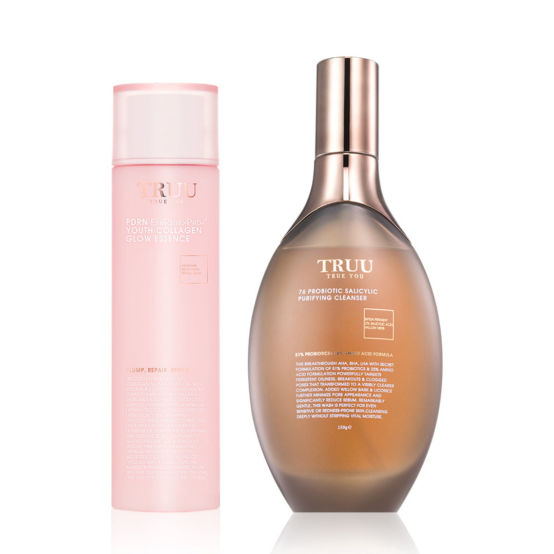 TRUU PDRN ExoRegenPro+™ Youth Collagen Glow Essence Bundle Set