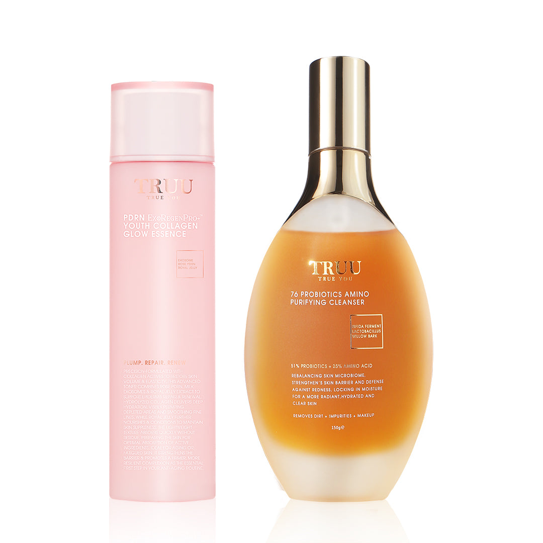 TRUU PDRN ExoRegenPro+™ Youth Collagen Glow Essence Bundle Set
