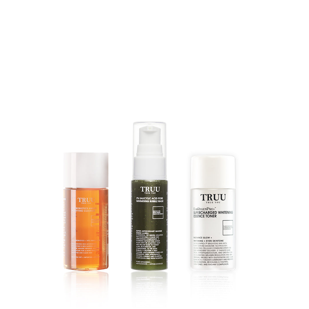 Pencuci TRUU 76 -30g + (Masker Buih -30ml) Pilih satu + Penyegar Pati Pemutih -30g